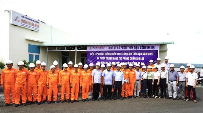 Thủy điện Sông Ba Hạ tăng cường công tác ứng phó  trong mùa mưa bão 2023