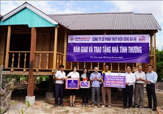 Công ty Cổ phần Thủy điện Sông Ba Hạ chung tay góp phần xóa nhà tạm tại xã Krông Pa