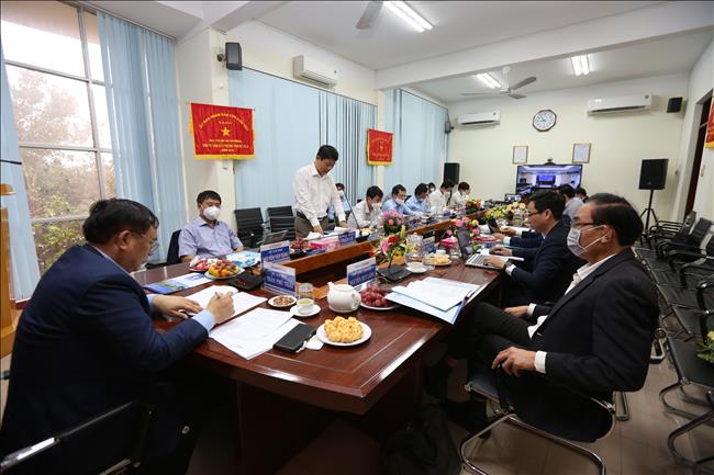 Lãnh đạo EVNGENCO2 thăm và làm việc tại Công ty Cổ phần Thủy điện Sông Ba Hạ 