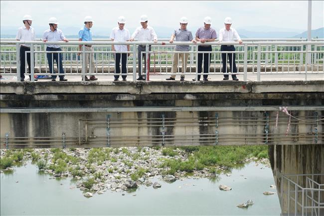 EVN kiểm tra công tác ATVSLĐ tại Thủy điện Sông Ba Hạ