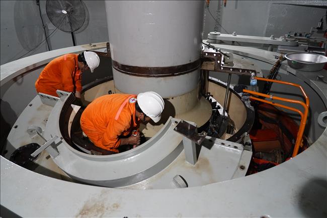 Thủy điện Sông Ba Hạ hoàn thành công tác sửa chữa thường xuyên  Tổ máy H1