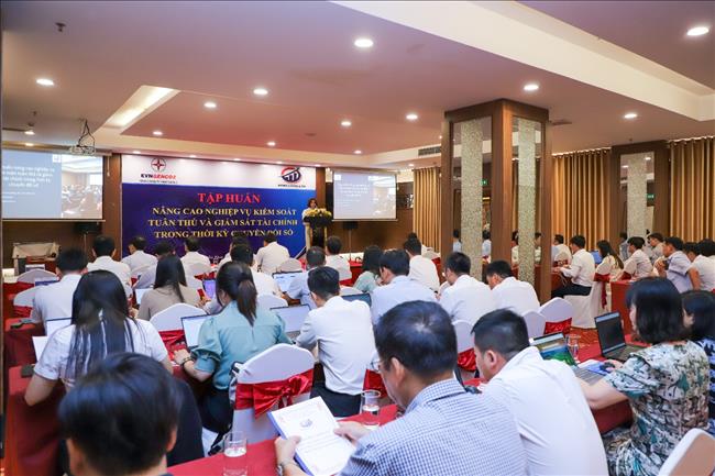 EVNGENCO2 tổ chức lớp tập huấn nâng cao nghiệp vụ Kiểm soát tuân thủ và Giám sát tài chính trong thời kỳ chuyển đổi số